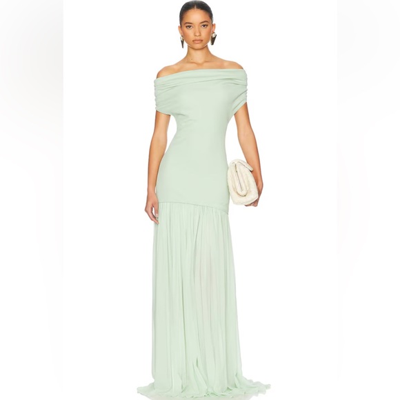 Helsa Mint Green Maxi Dress Helsa Mint Green Maxi Dress